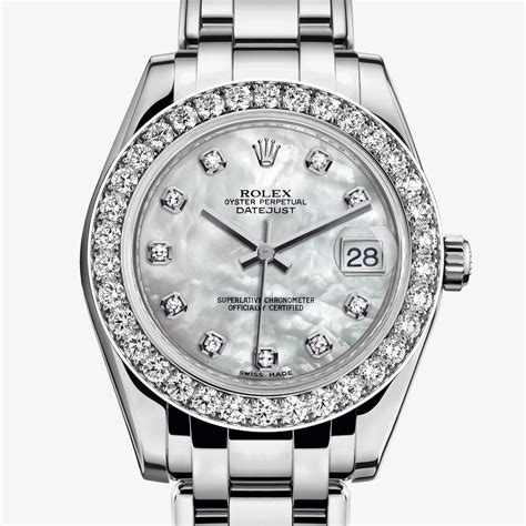 rolex con diamanti e platino